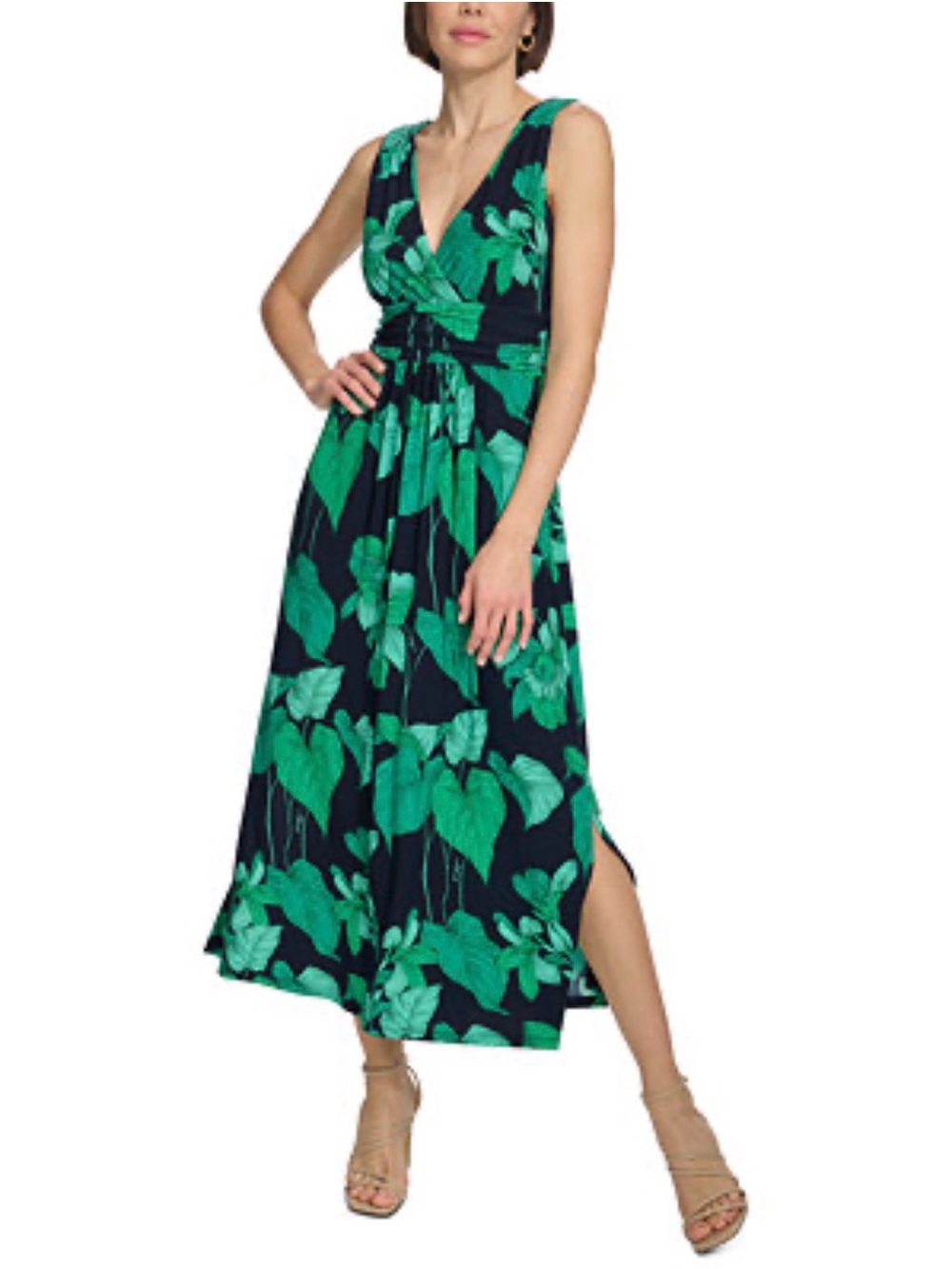Tommy Hilfiger Empire Waist Sleeveless Maxi Dress